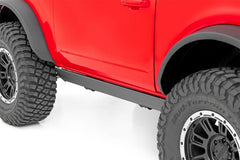 Rough Country Running Boards - PSR51230 - Black Patch Performance - ROUGPSR51230