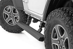 Rough Country Running Boards - PSR61030 - Black Patch Performance - ROUGPSR61030