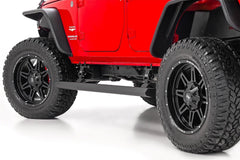 Rough Country Running Boards - PSR610330 - Black Patch Performance - ROUGPSR610330