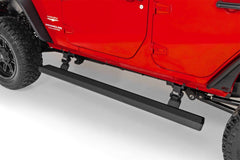 Rough Country Running Boards - PSR610330 - Black Patch Performance - ROUGPSR610330