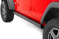 Rough Country Running Boards - PSR610430 - Black Patch Performance - ROUGPSR610430