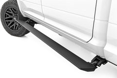 Rough Country Running Boards - PSR9010 - Black Patch Performance - ROUGPSR9010