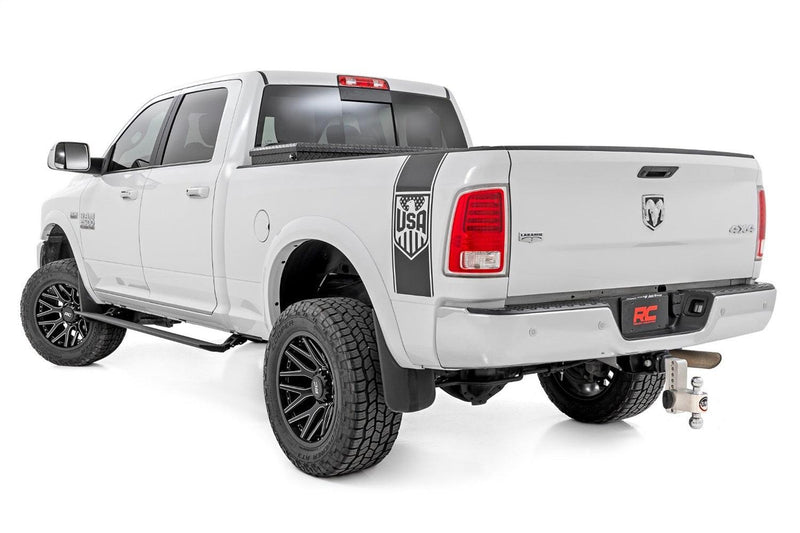 Rough Country Running Boards - PSR9010 - Black Patch Performance - ROUGPSR9010