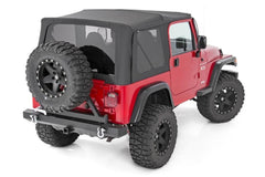 Rough Country Soft Top - RC84050.35 - Black Patch Performance - ROUGRC84050.35