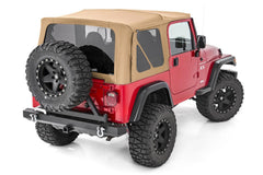 Rough Country Soft Top - RC85350.70 - Black Patch Performance - ROUGRC85350.70