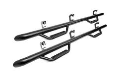 Rough Country Cab Length Nerf Step Bar - RCD1980CC - Black Patch Performance - ROUGRCD1980CC