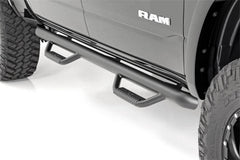 Rough Country Cab Length Nerf Step Bar - RCD1980CC - Black Patch Performance - ROUGRCD1980CC