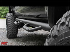 Rough Country Wheel To Wheel Nerf Step Bar - RCT0580CC - Black Patch Performance - ROUGRCT0580CC