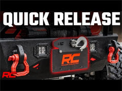 Rough Country License Plate Mount - RS124 - Black Patch Performance - ROUGRS124