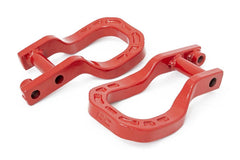 Rough Country Forged Tow Hooks - RS132 - Black Patch Performance - ROUGRS132
