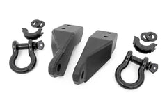 Rough Country Tow Hook To Shackle Conversion Kit - RS154 - Black Patch Performance - ROUGRS154