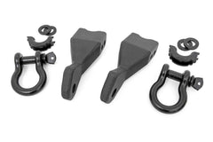 Rough Country Tow Hook To Shackle Conversion Kit - RS155 - Black Patch Performance - ROUGRS155
