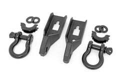 Rough Country Tow Hook To Shackle Conversion Kit - RS158 - Black Patch Performance - ROUGRS158