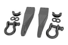 Rough Country Tow Hook To Shackle Conversion Kit - RS159 - Black Patch Performance - ROUGRS159