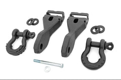 Rough Country Tow Hook To Shackle Conversion Kit - RS170 - Black Patch Performance - ROUGRS170