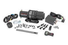 Rough Country Electric Winch - RS4500SA - Black Patch Performance - ROUGRS4500SA
