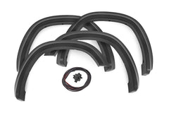 Rough Country Fender Flares - S - D10914 - PXJ - Black Patch Performance - ROUGSD10914PXJ