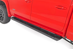 Rough Country HD2 Cab Length Running Boards - SRB01900B - Black Patch Performance - ROUGSRB01900B