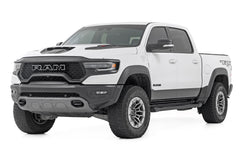 Rough Country HD2 Cab Length Running Boards - SRB01950A - Black Patch Performance - ROUGSRB01950A