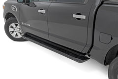 Rough Country HD2 Cab Length Running Boards - SRB041785A - Black Patch Performance - ROUGSRB041785A