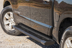 Rough Country HD2 Cab Length Running Boards - SRB041785A - Black Patch Performance - ROUGSRB041785A