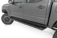 Rough Country HD2 Cab Length Running Boards - SRB051785A - Black Patch Performance - ROUGSRB051785A