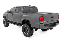 Rough Country HD2 Cab Length Running Boards - SRB051785A - Black Patch Performance - ROUGSRB051785A