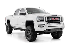 Rough Country HD2 Cab Length Running Boards - SRB071785A - Black Patch Performance - ROUGSRB071785A