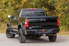 Rough Country HD2 Cab Length Running Boards - SRB071791A - Black Patch Performance - ROUGSRB071791A