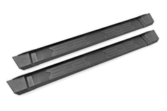 Rough Country HD2 Cab Length Running Boards - SRB072291A - Black Patch Performance - ROUGSRB072291A