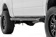 Rough Country HD2 Cab Length Running Boards - SRB091491A - Black Patch Performance - ROUGSRB091491A