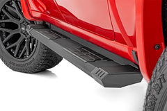 Rough Country HD2 Cab Length Running Boards - SRB091777A - Black Patch Performance - ROUGSRB091777A