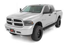 Rough Country HD2 Cab Length Running Boards - SRB091777A - Black Patch Performance - ROUGSRB091777A