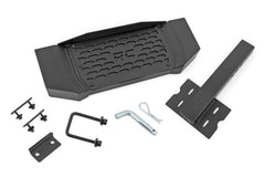 Rough Country HD2 Heavy Duty Receiver Hitch Step - SRB100 - Black Patch Performance - ROUGSRB100