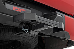 Rough Country HD2 Heavy Duty Receiver Hitch Step - SRB100 - Black Patch Performance - ROUGSRB100