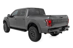 Rough Country HD2 Cab Length Running Boards - SRB151791A - Black Patch Performance - ROUGSRB151791A