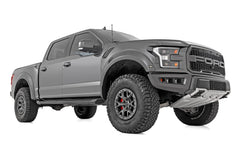 Rough Country HD2 Cab Length Running Boards - SRB151791A - Black Patch Performance - ROUGSRB151791A