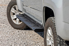 Rough Country HD2 Cab Length Running Boards - SRB151977A - Black Patch Performance - ROUGSRB151977A