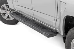 Rough Country HD2 Cab Length Running Boards - SRB151977A - Black Patch Performance - ROUGSRB151977A