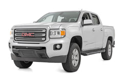 Rough Country HD2 Cab Length Running Boards - SRB151977A - Black Patch Performance - ROUGSRB151977A