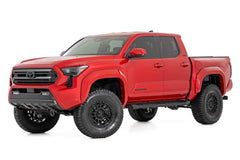 Rough Country HD2 Cab Length Running Boards - SRB202485 - Black Patch Performance - ROUGSRB202485