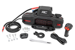 Rough Country Electric Winch - TS13000S - Black Patch Performance - ROUGTS13000S