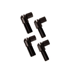 Rugged Ridge 13510.10 Soft Top Bow Knuckle Kit; 97-18 Jeep Wrangler TJ/JK - Black Patch Performance - RUGG13510.10