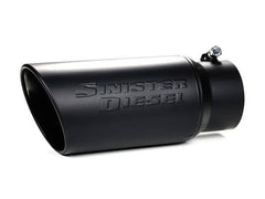 SIN Exhaust Tips - Black Patch Performance - SINISD45BLK