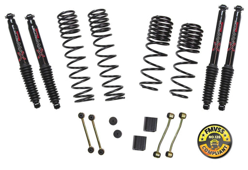 18-19 Jeep Wrangler Unlimited Rubicon (2.0, 3.6) Suspension Lift Kit - Black Patch Performance - SKYJJL25RBPBLT