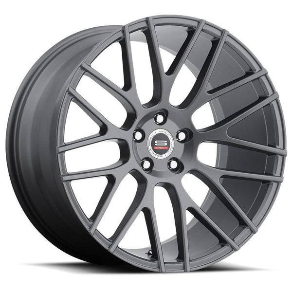 22x9 Spec-1 SPL-001 5x4.5 Titanium Offset (38) Center Bore (73.1) SPL2 ...