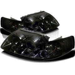 99-04 Ford Mustang Headlight Set - Black Patch Performance - SPYD5010469
