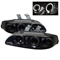 92-95 Honda Civic (Coupe/Hatchback) Headlight Set - Black Patch Performance - SPYD5010865