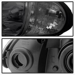 93-97 Honda Civic del Sol Headlight Set - Black Patch Performance - SPYD5013439