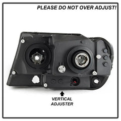 99-04 Jeep Grand Cherokee Headlight Set - Black Patch Performance - SPYD5085221
